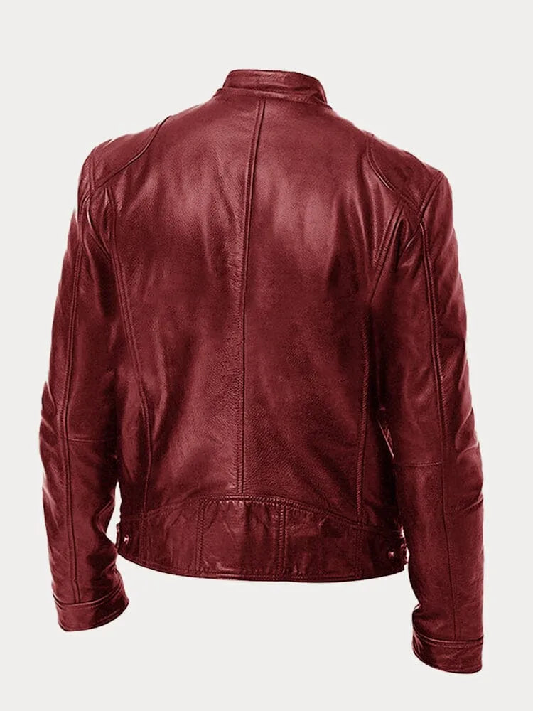 Mario | Veste en cuir décontractée