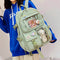 Milo Sac à dos transparent avec personnalisation | Design créatif & beaucoup d'espace de rangement quotidien & scolaire