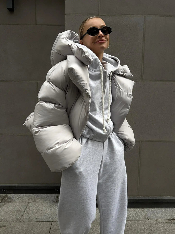 Giubbotto bomber Sophie | Design comodo e impermeabile con cappuccio staccabile