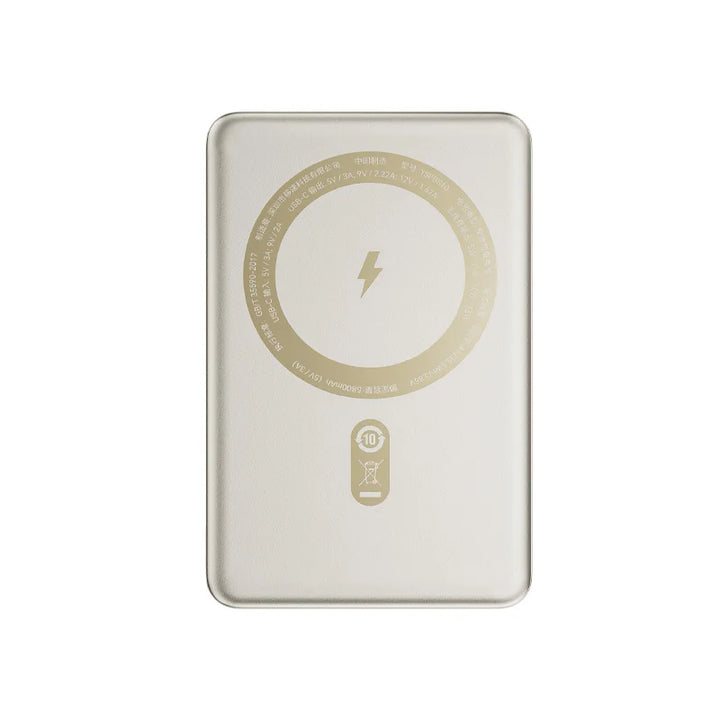 MOVESPEED S10 Batterie Externe Magnétique 10000mAh | Charge Rapide Sans Fil | Ultra-Fine et Portable