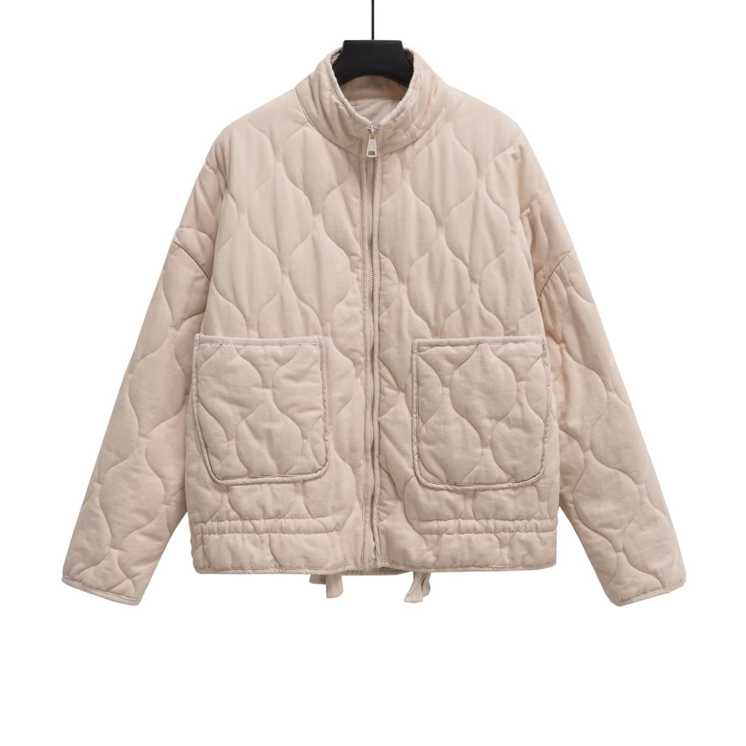 Veste matelassée d'hiver pour femme Mario | Coupe oversize avec poches et fermeture éclair