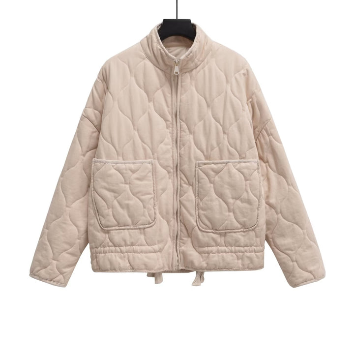 Veste matelassée d'hiver pour femme Mario | Coupe oversize avec poches et fermeture éclair