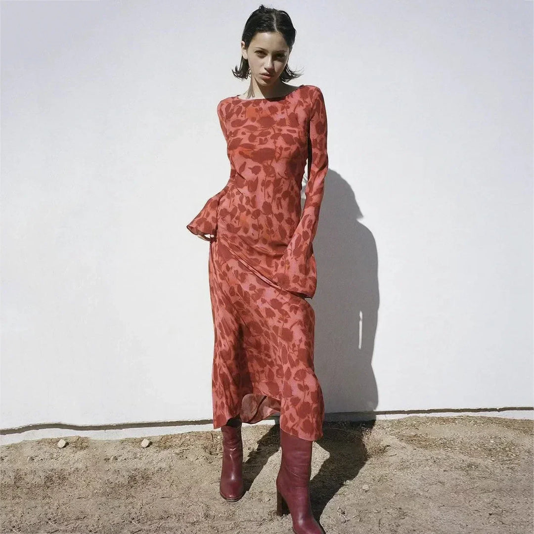 Suzette | Vestido estampado para mujer, diseño fresco y elegante, estampados versátiles