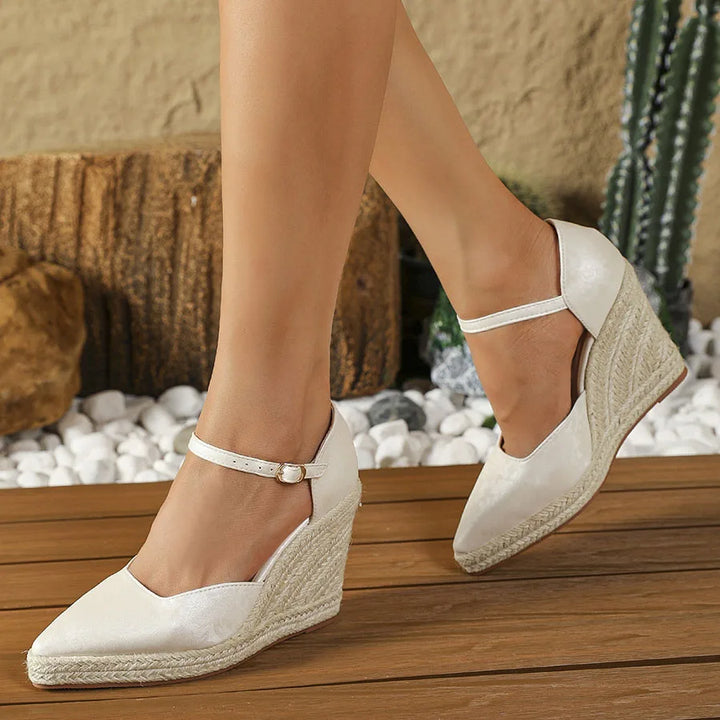 Loreta | Elegante espadrillas con zeppa