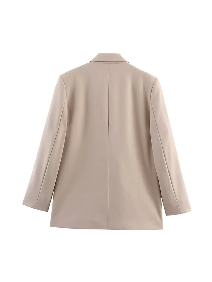 Blazer Mujer Doble Botonadura – Elegante, Cómodo y Versátil para Otoño 2025