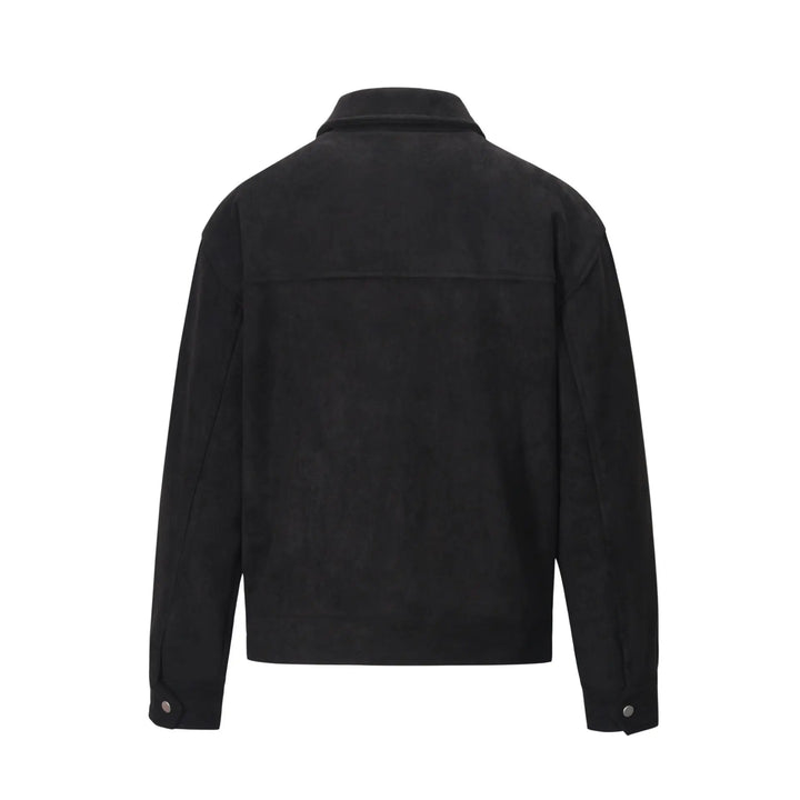 Veste Mi-Saison Homme – Look Suédé, Confortable avec Poches Fonctionnelles
