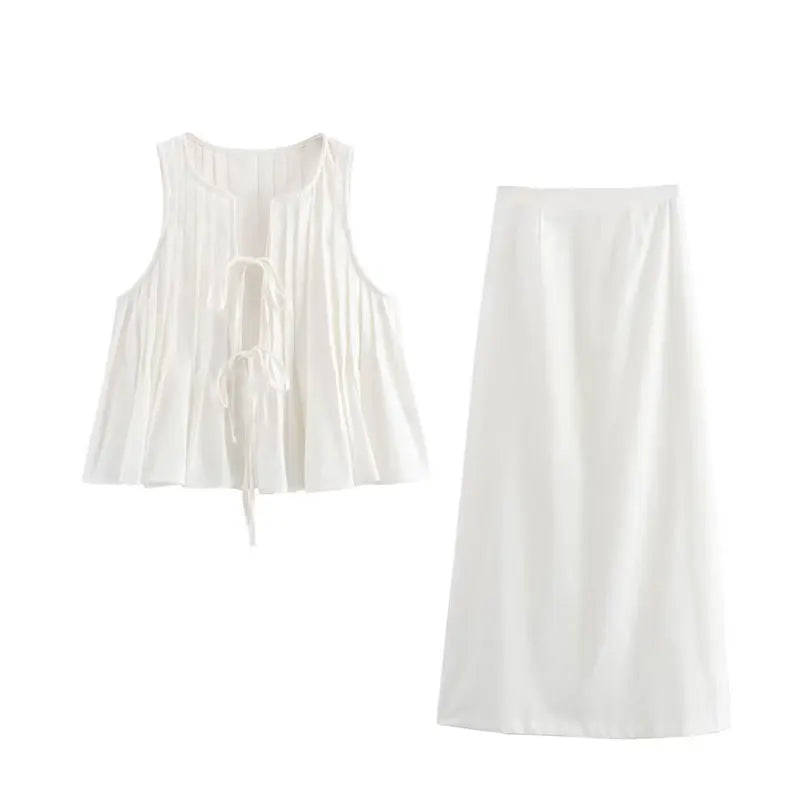 Maxi robe élégante | Lin | Aérien et élégant