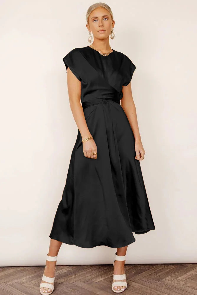 Evangeline - Robe de soirée élégante en satin de soie, parfaite pour vos occasions spéciales