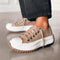 Sneakers da donna con plateau dal design moderno e materiali resistenti