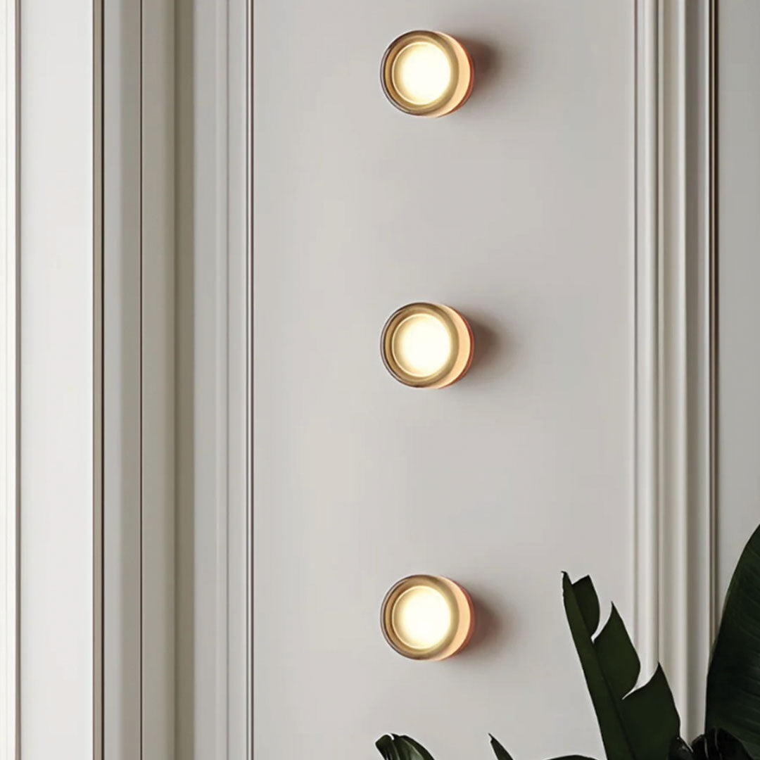 Solaria - Élégante applique murale à fossettes