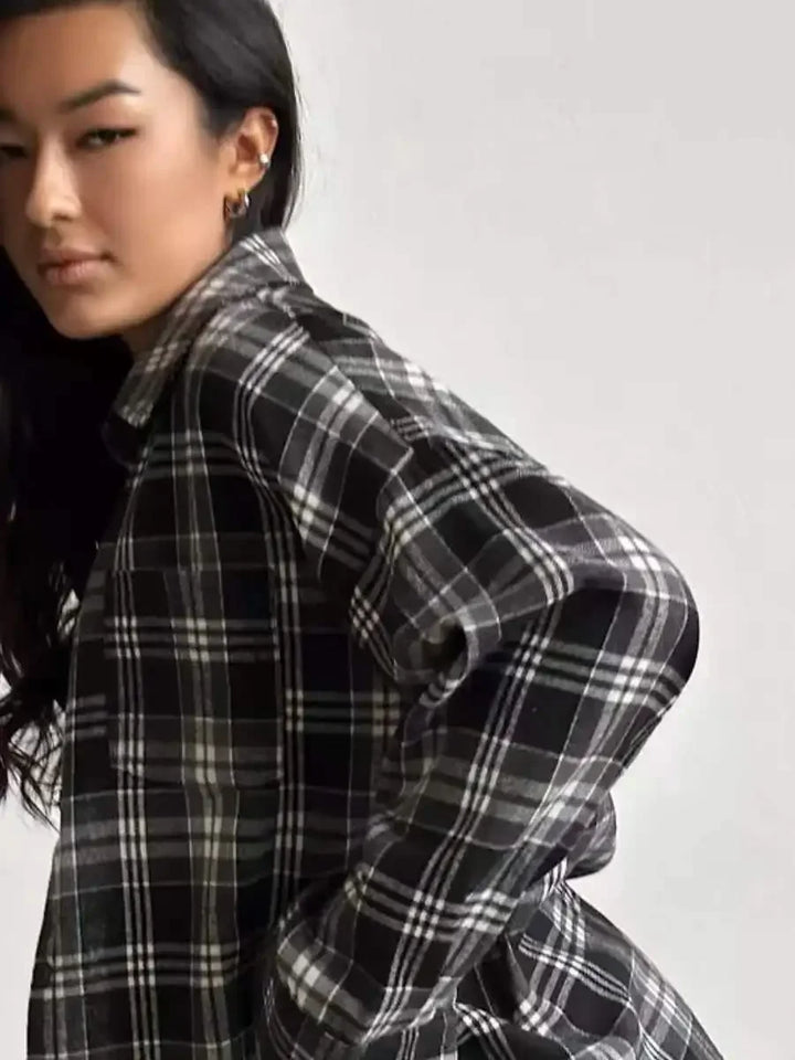Camisa a cuadros extragrande | Algodón | Casual y cómoda
