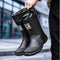 Bottes de Pluie Mi-Mollet en Caoutchouc pour Homme