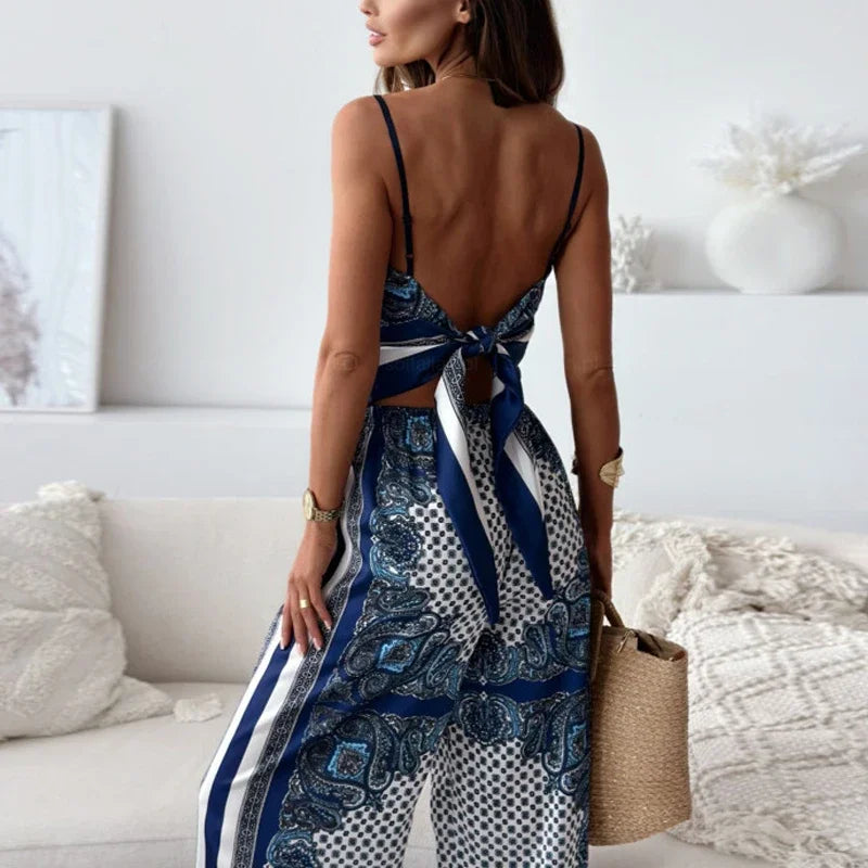Elegante conjunto sin espalda Althea | Comodidad y estilo moderno