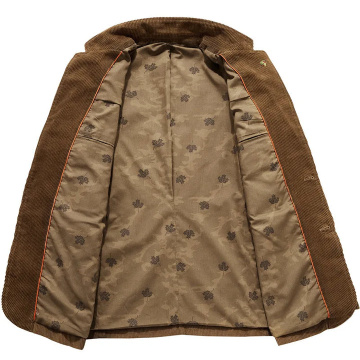 Blazer en velours côtelé | Classique et polyvalent | Design à deux boutons