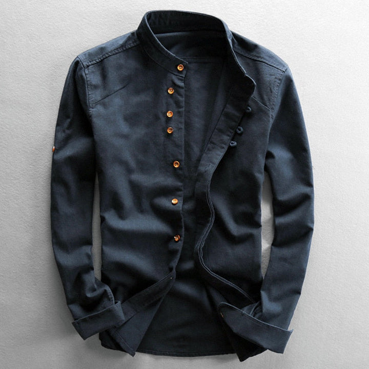 Katana hemise de Style Japonais pour Hommes | Élégance Culturelle et Moderne