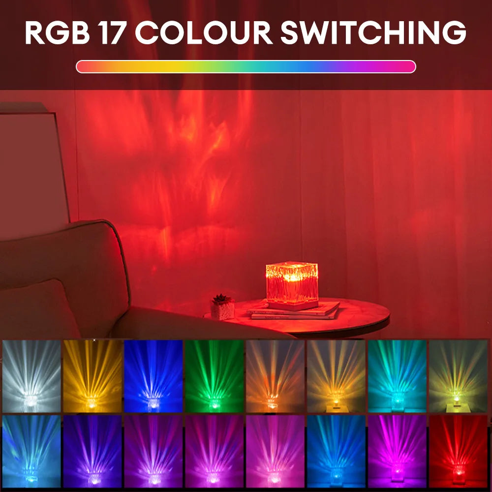 Projecteur Aurore Boréale LED avec Télécommande & Minuterie | Effets 360° Multicolores