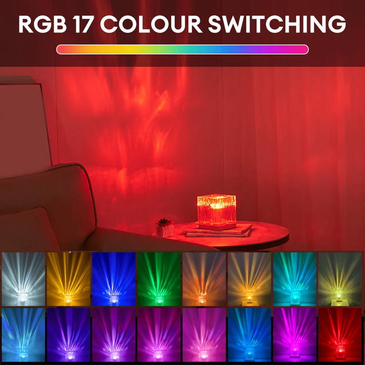 Projecteur Aurore Boréale LED avec Télécommande & Minuterie | Effets 360° Multicolores