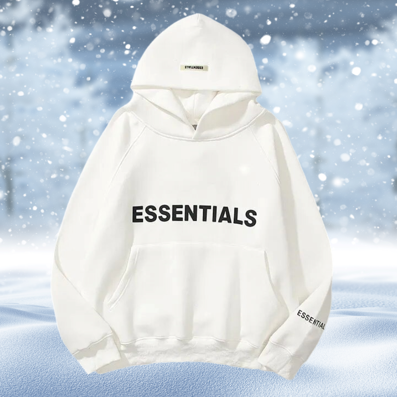 Sudadera con capucha holgada Essentials estampada | Estilo urbano, cómodo y casual