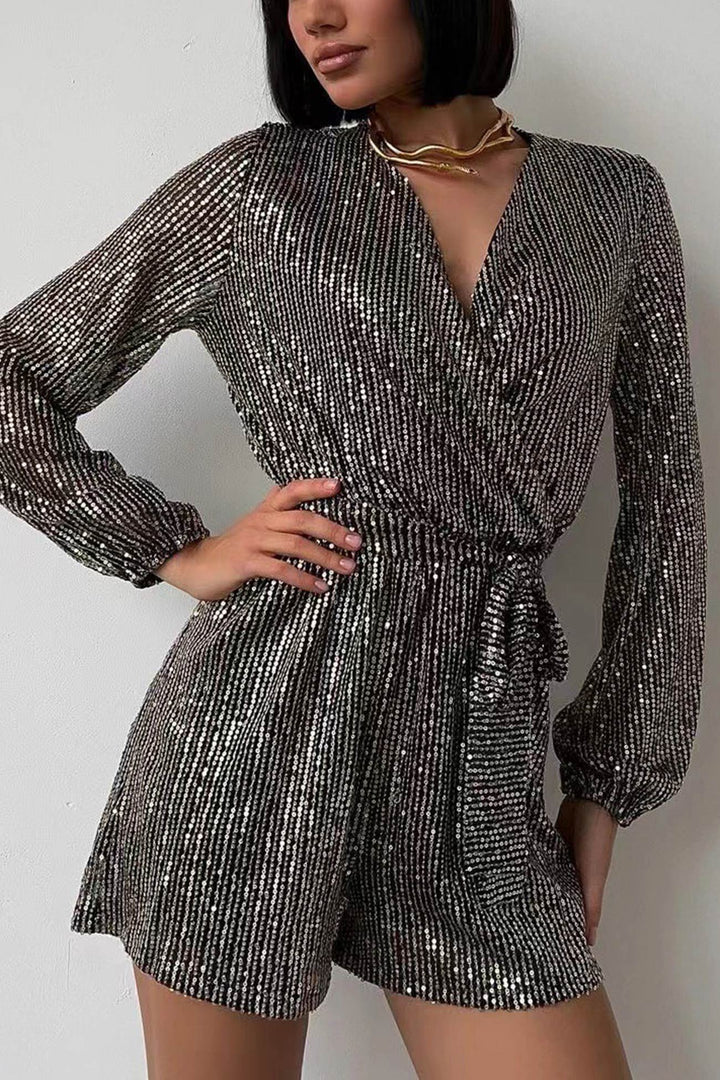 Vonne | Glitter Evening Jumpsuit For Women - Séduisante, élégante & sûre d'elle