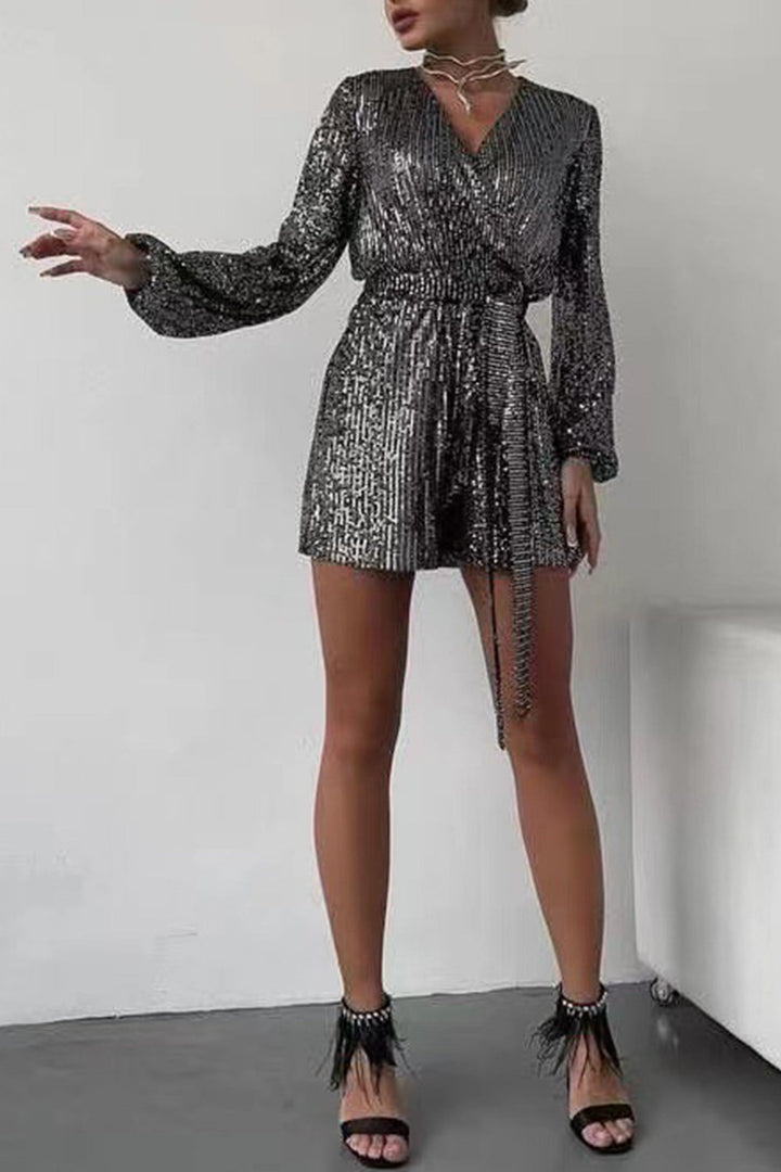 Vonne | Glitter Evening Jumpsuit For Women - Séduisante, élégante & sûre d'elle