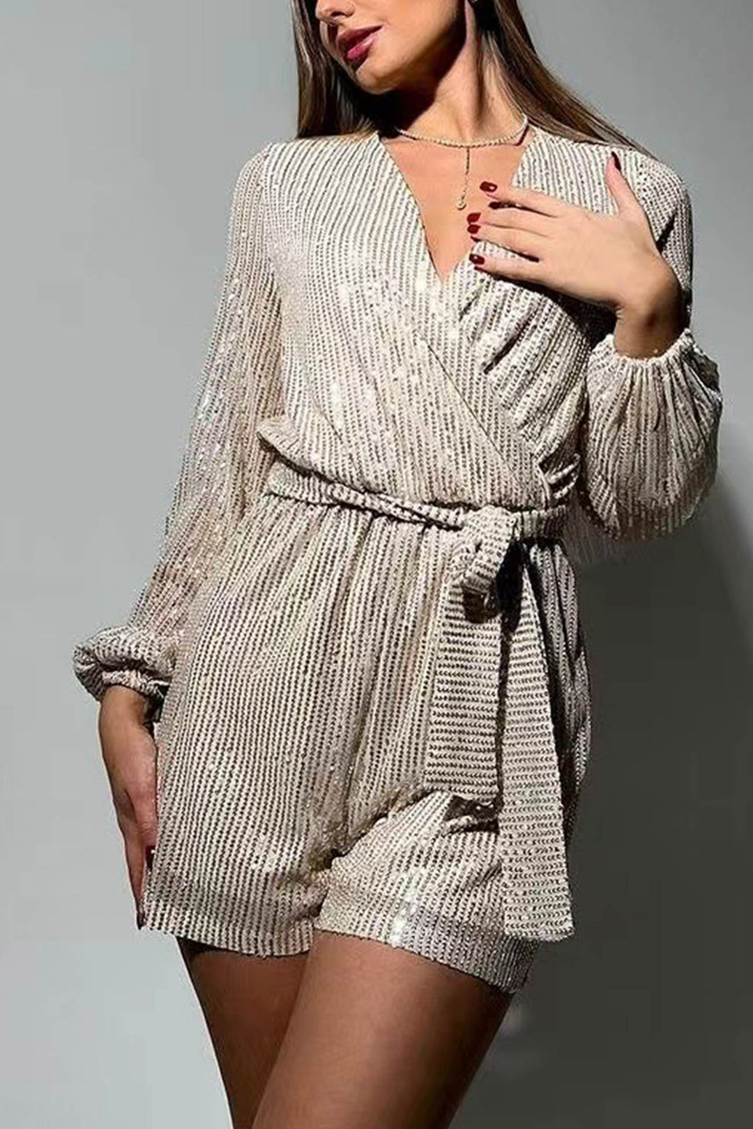 Vonne | Glitter Evening Jumpsuit For Women - Séduisante, élégante & sûre d'elle