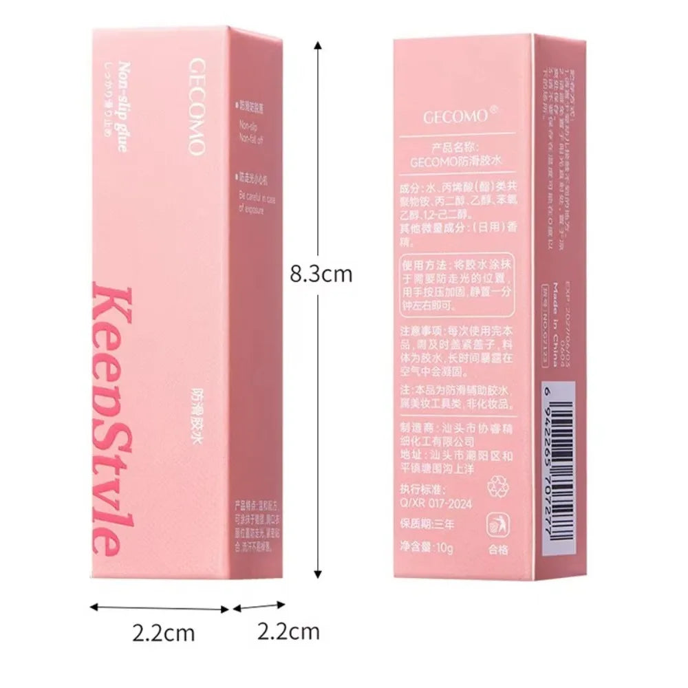Colle à Vêtements Roll-On Antidérapante pour Peau | Fixation Invisible & Douce 8,3cm