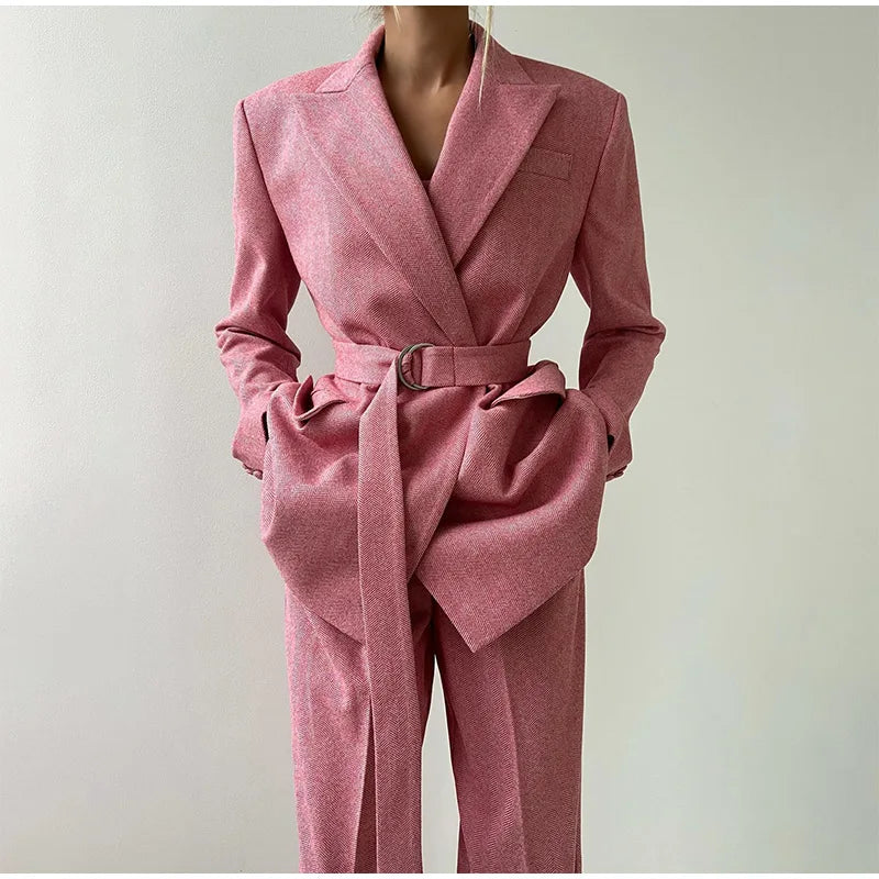 Tailleur-pantalon élégant | Top corset & blazer | Raffinement intemporel