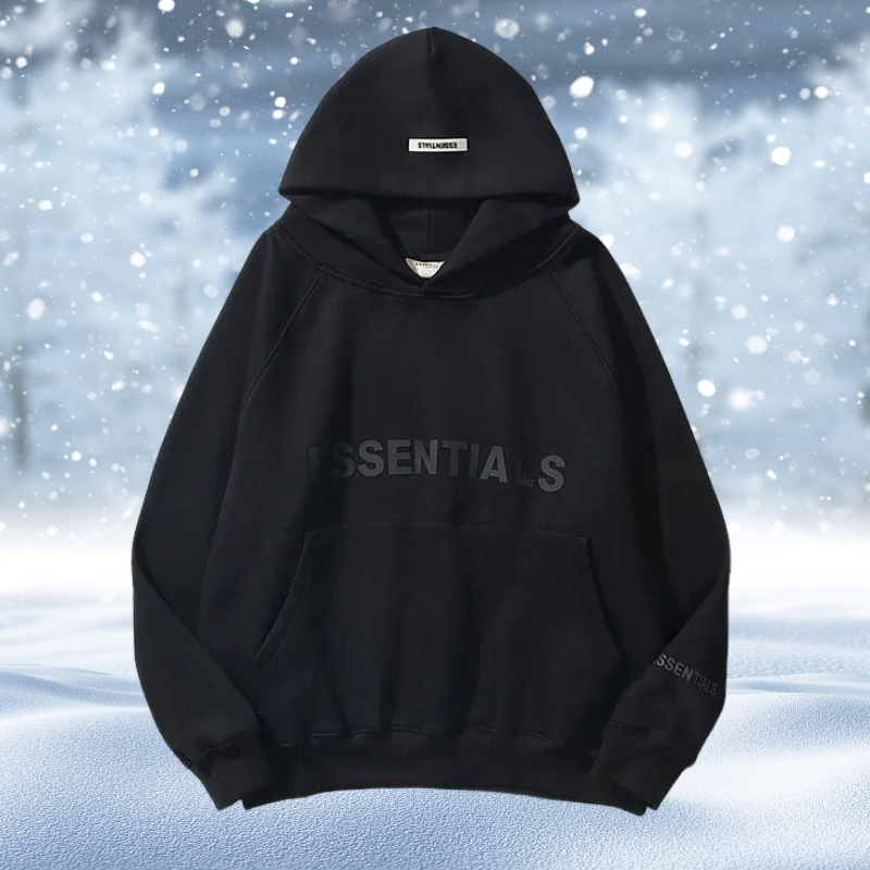 Sudadera con capucha holgada Essentials estampada | Estilo urbano, cómodo y casual