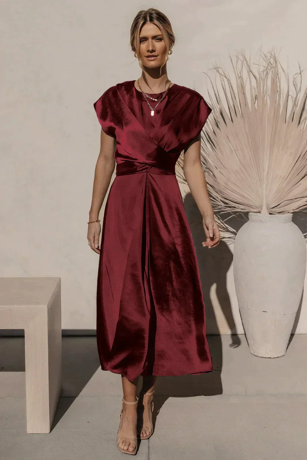 Evangeline - Robe de soirée élégante en satin de soie, parfaite pour vos occasions spéciales