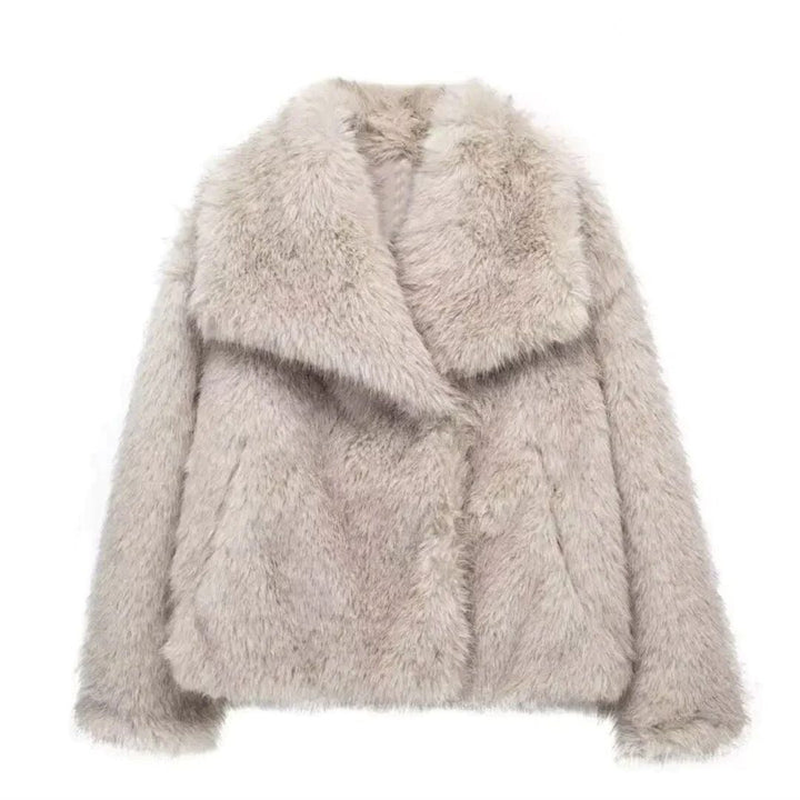 Gianna Manteau en Fausse Fourrure Éco | Design Italien Durable et Luxueux