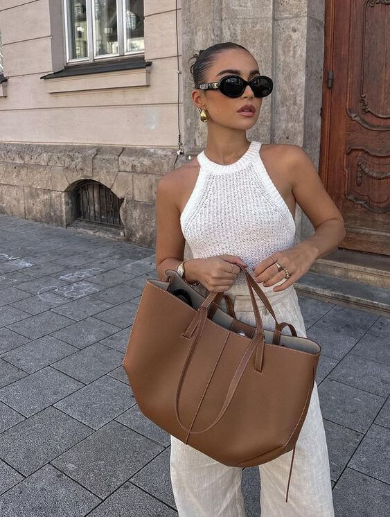 Camille | Sac Fourre-Tout Vintage pour Femme – Élégance & Praticité