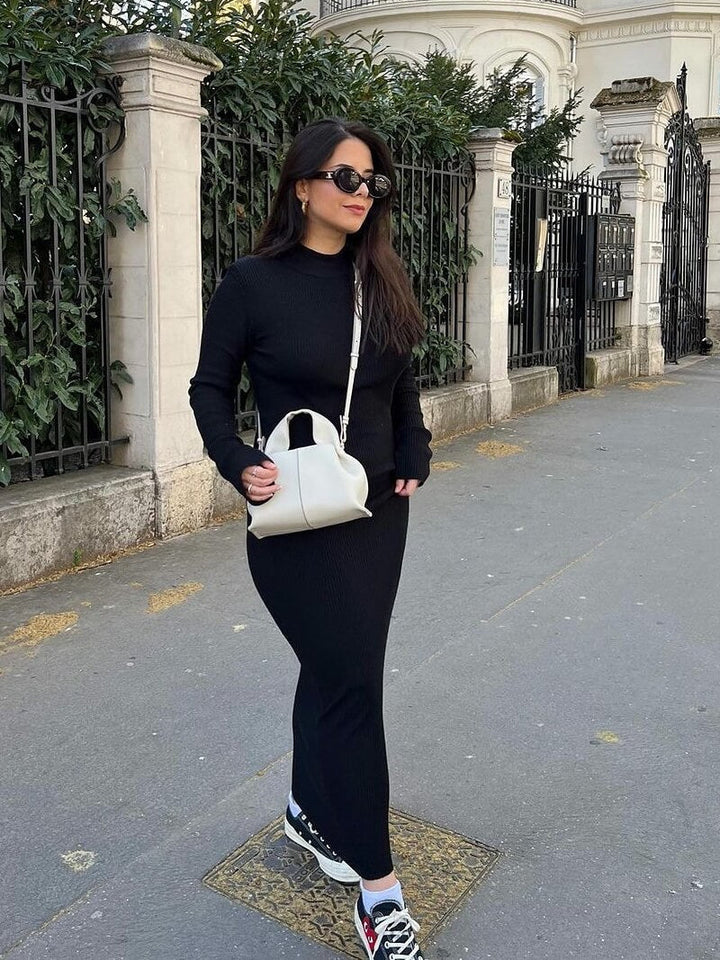 Thayane | Sac à bandoulière intemporel en cuir végétalien souple