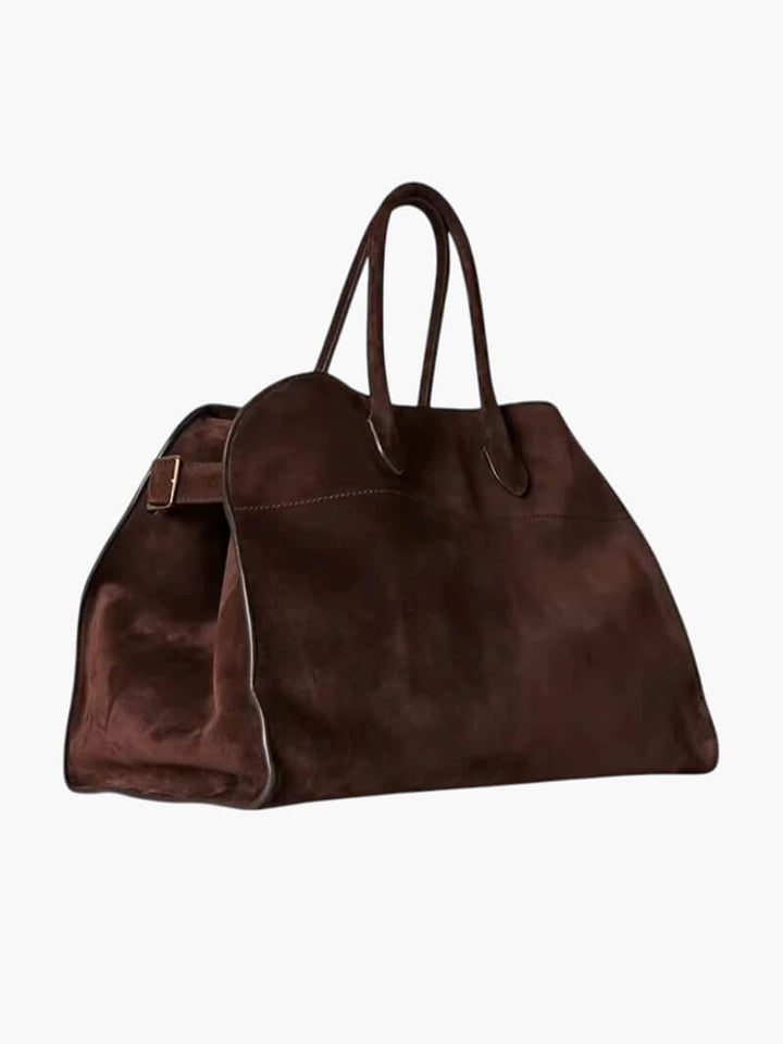 Grand sac à main élégant pour dames en cuir végétal et au design spacieux