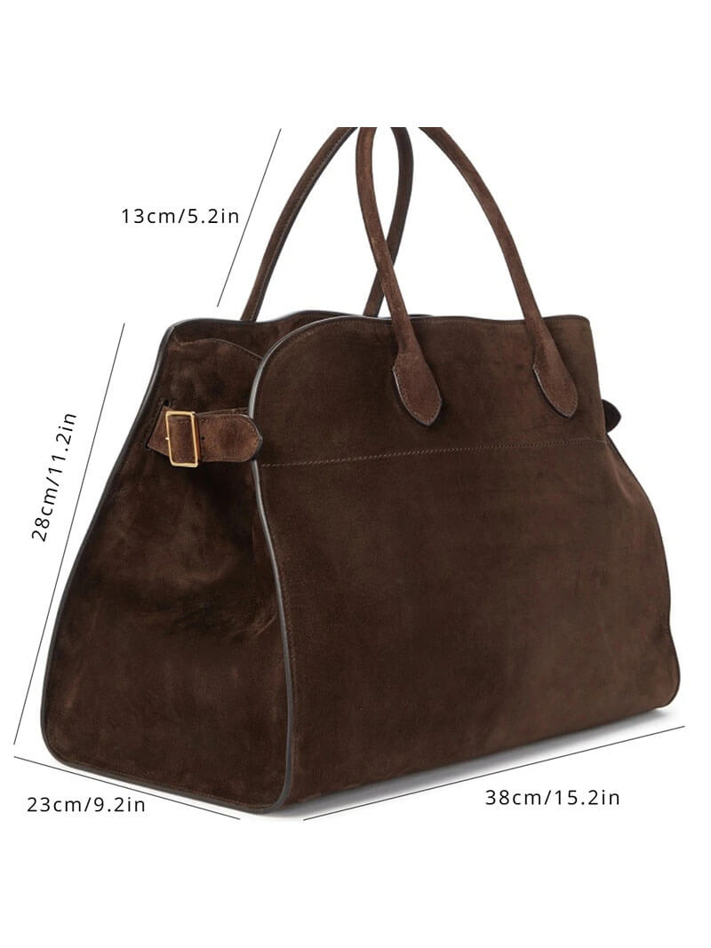 Grand sac à main élégant pour dames en cuir végétal et au design spacieux