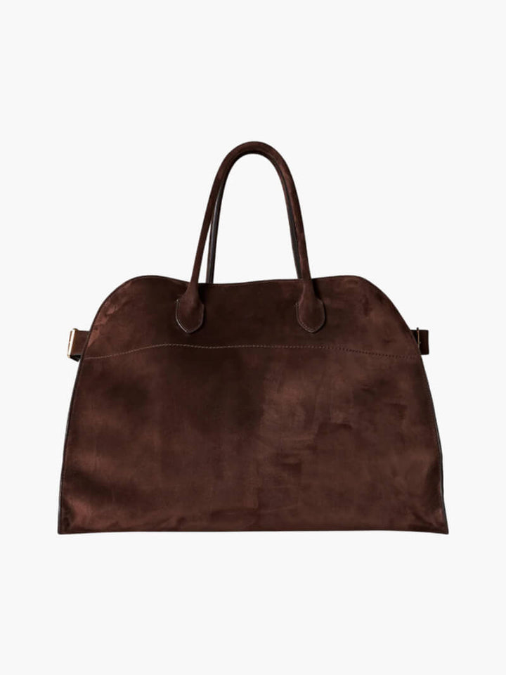 Grand sac à main élégant pour dames en cuir végétal et au design spacieux