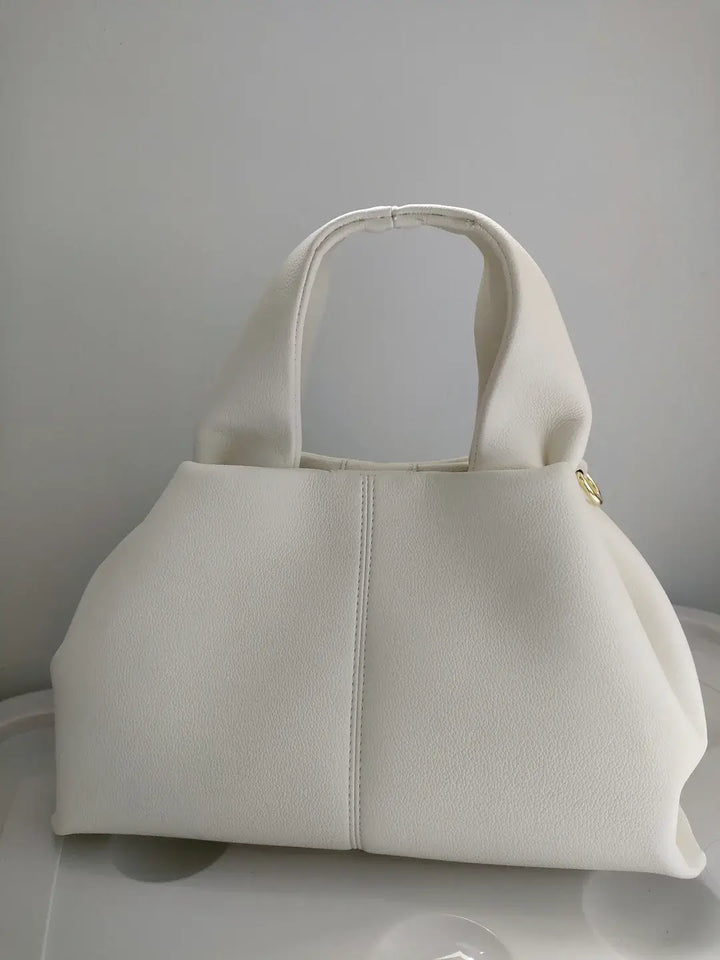 Thayane | Sac à bandoulière intemporel en cuir végétalien souple