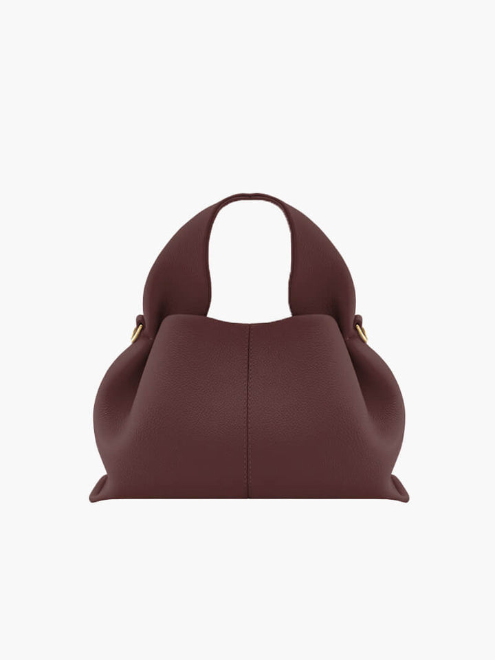Thayane | Sac à bandoulière intemporel en cuir végétalien souple