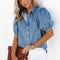 Jiska - Camicia di jeans classica da donna - Edizione Autunno