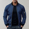 Blouson aviateur zippé pour homme, coupe ajustée, avec poches