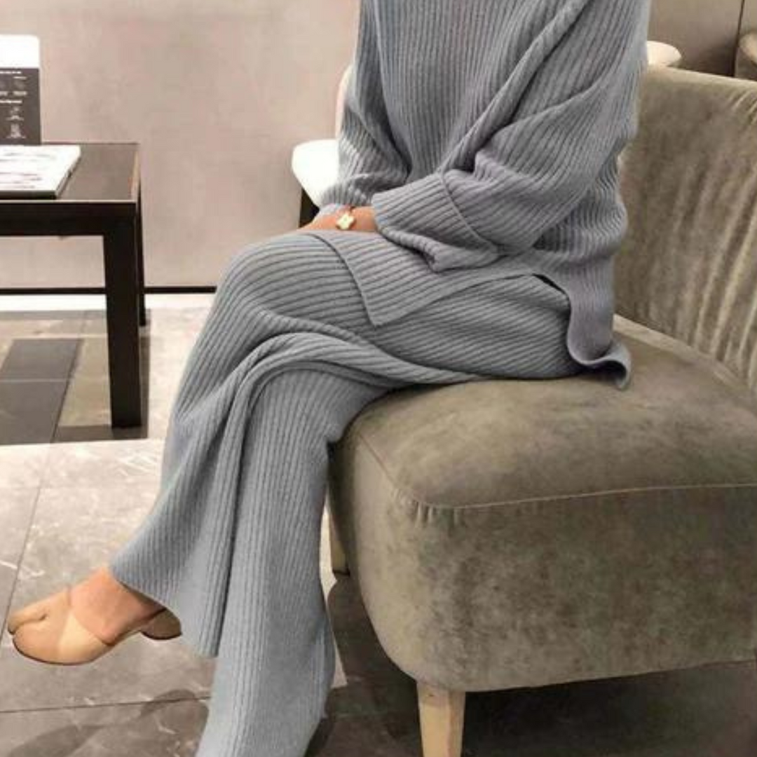 Conjunto informal de punto Samantha | Comodidad y elegancia para el día a día
