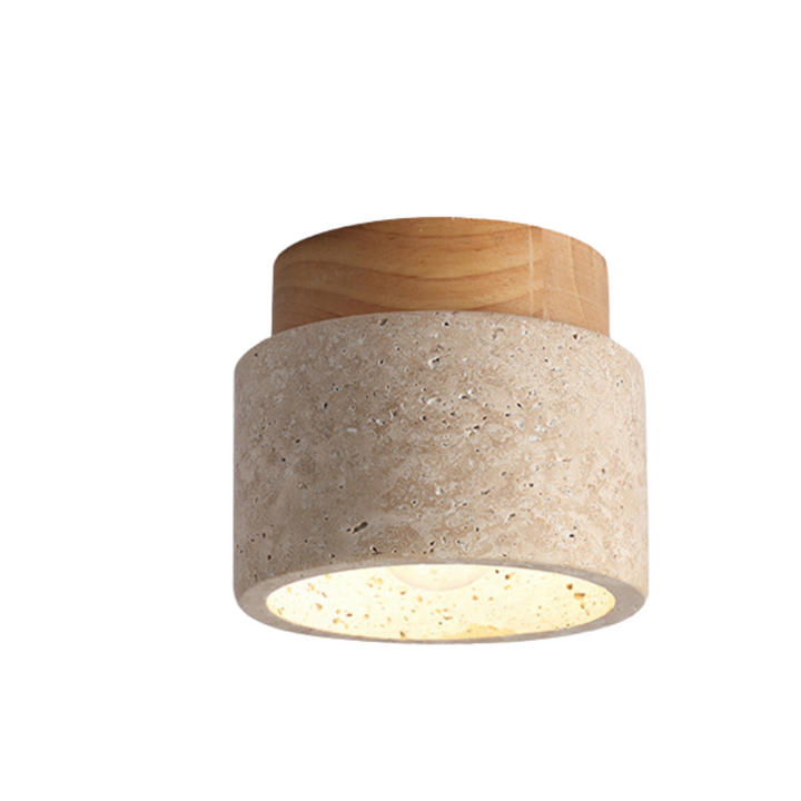 BrisaTravertino - Plafonnier LED élégant et moderne