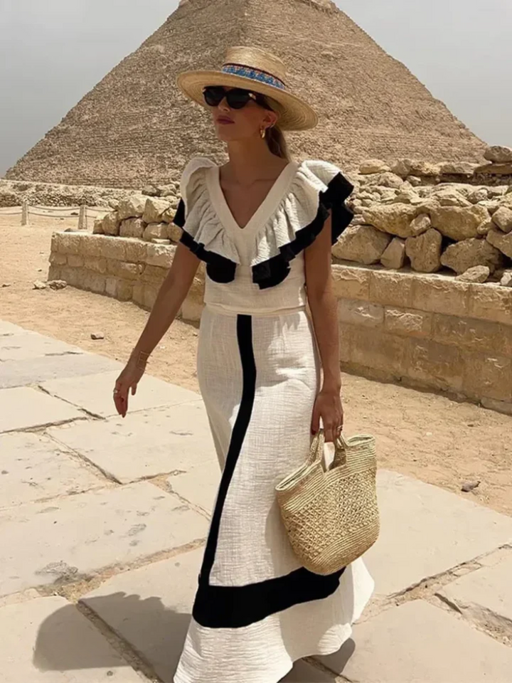Meria Ensemble deux pièces pour femme | Tenue élégante & polyvalente avec coupe flatteuse