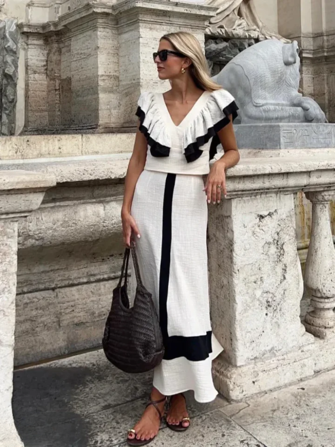 Meria Ensemble deux pièces pour femme | Tenue élégante & polyvalente avec coupe flatteuse