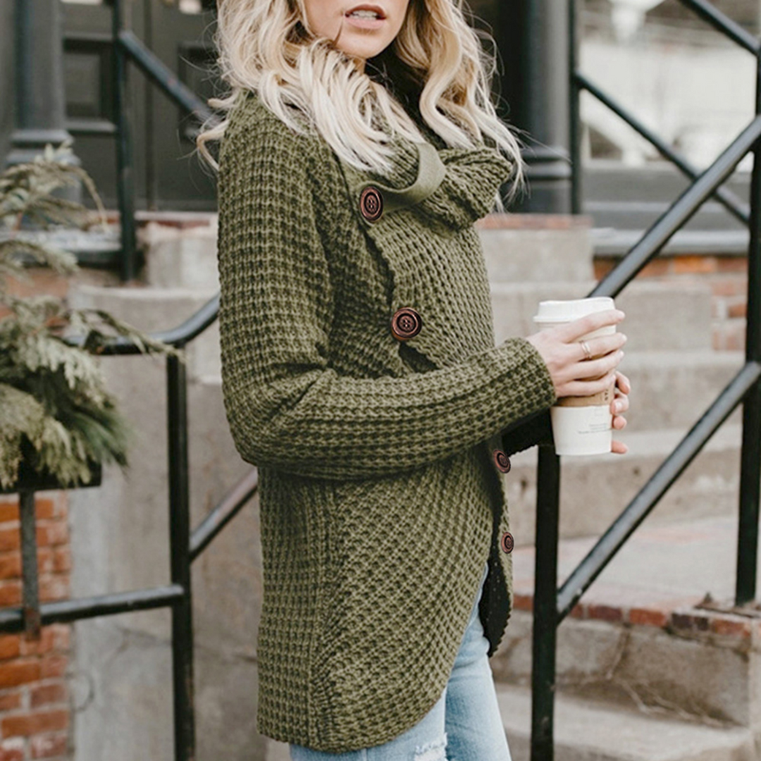 Clara | Col Roulé Moderne Et Symétrique Avec Détails De Classe