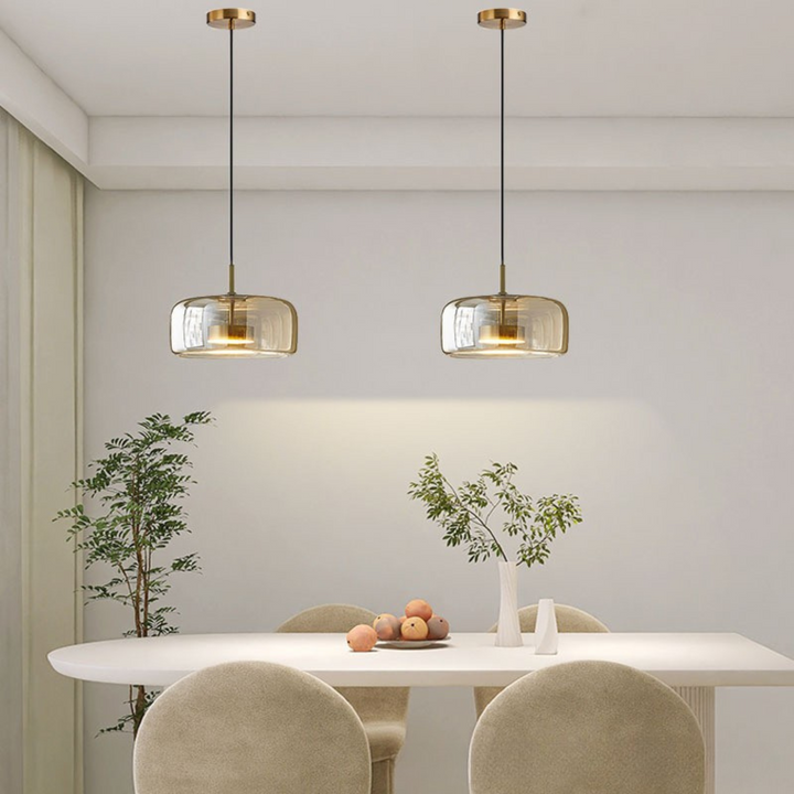 VitraLume - Lampe suspendue en verre élégante et moderne