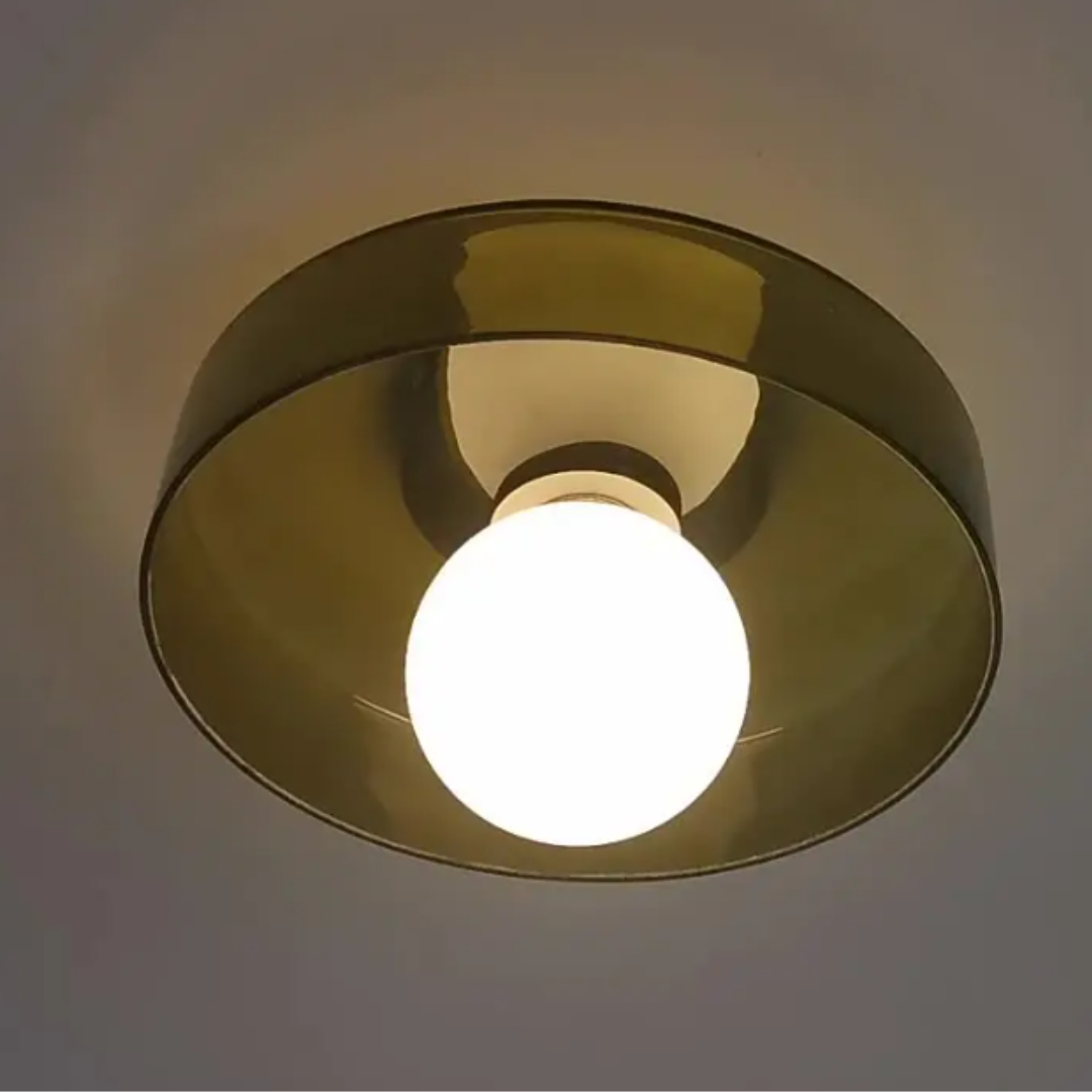 Plafonnier LED rond minimaliste | Éclairage moderne et design gain de place