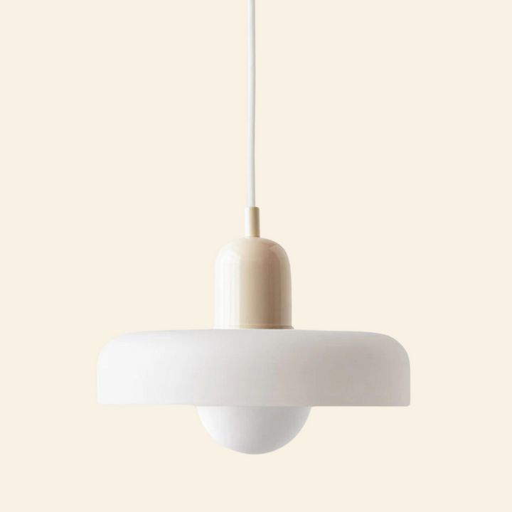 Lámpara colgante de vidrio coloreado | Diseño moderno y elegante