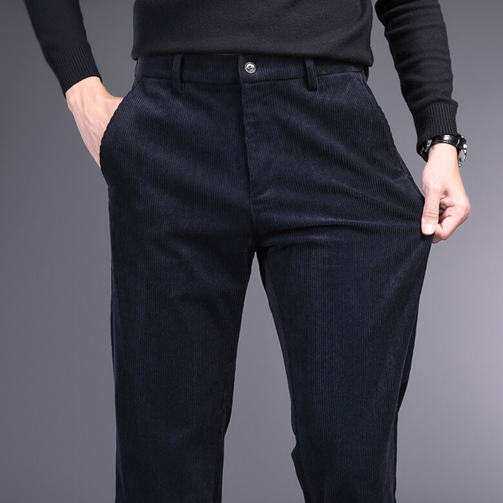 Signature Pantalon en Velours Côtelé | Ultra-Doux et Ajustement Parfait
