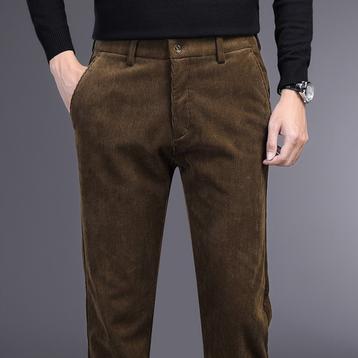 Signature Pantalon en Velours Côtelé | Ultra-Doux et Ajustement Parfait