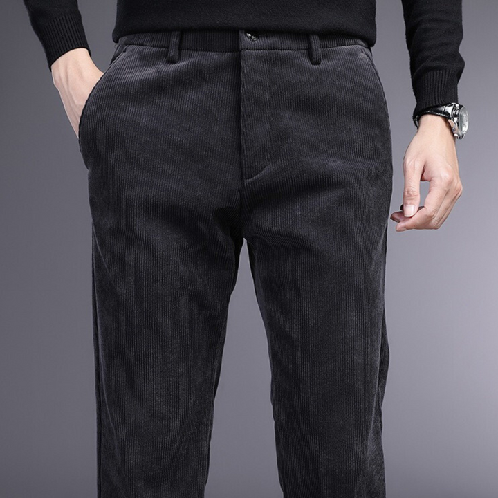 Signature Pantalon en Velours Côtelé | Ultra-Doux et Ajustement Parfait